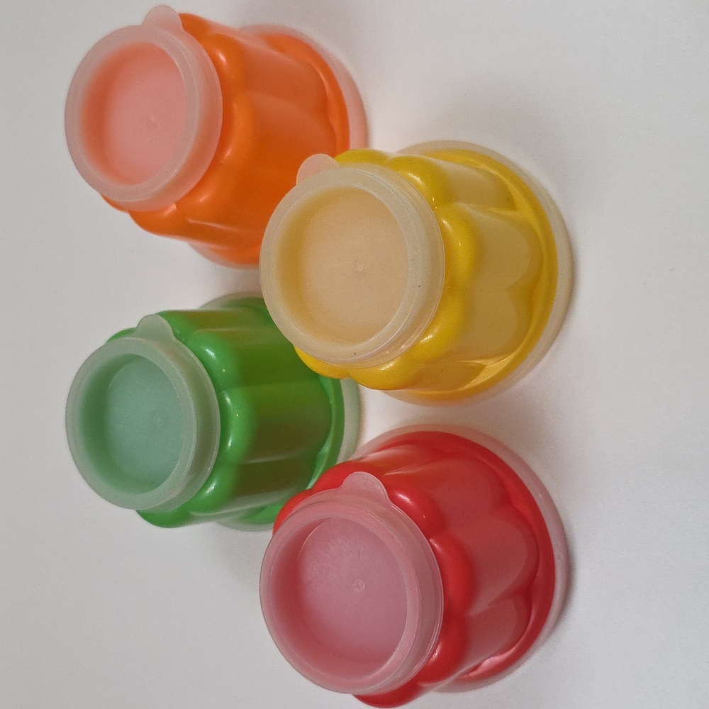 Jello Mold - Individual Jello Mold Set - Red, Green, Yellow, Orange